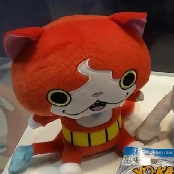 NWT Yo-kai Watch Plush Figure Hasbro Cat funny HUGE Plushie!! Jibanyan Plush - Picture 2 of 6